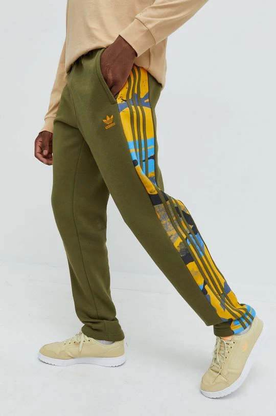 Ανδρικά Παντελόνια φόρμας Παντελόνι φόρμας Adidas Originals πράσινο - Image 2