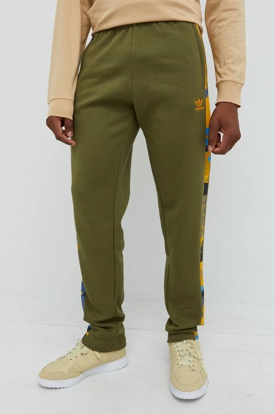 Ανδρικά Παντελόνια φόρμας Παντελόνι φόρμας Adidas Originals πράσινο - Image 4