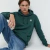 Ανδρικά Χωρίς φερμουάρ Μπλούζα Adidas Originals πράσινο, με κουκούλα