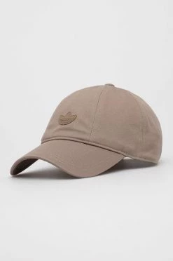 Jockey Βαμβακερό καπέλο Adidas Originals μπεζ
