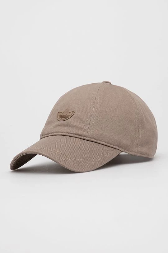 Jockey Βαμβακερό καπέλο Adidas Originals μπεζ