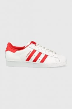 Ανδρικά Sneakers Δερμάτινα παπούτσια Adidas Originals Superstar κόκκινο