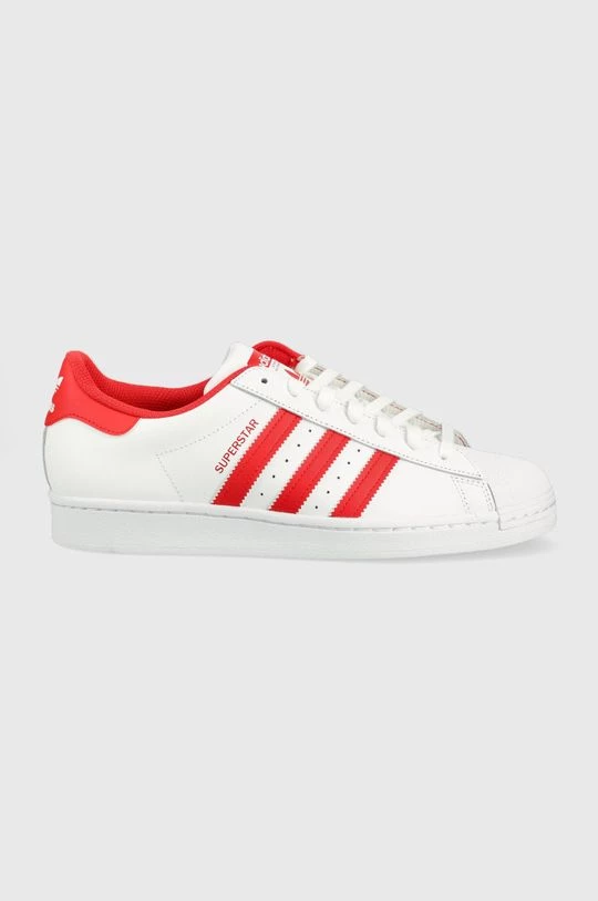 Ανδρικά Sneakers Δερμάτινα παπούτσια Adidas Originals Superstar κόκκινο