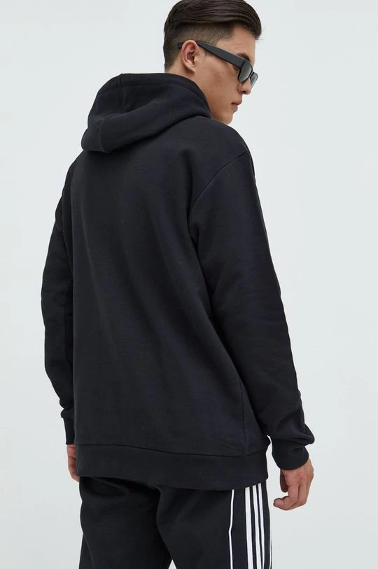 Ανδρικά Χωρίς φερμουάρ Βαμβακερή μπλούζα Adidas Originals μαύρο, - Image 3