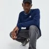 Ανδρικά Χωρίς φερμουάρ Μπλούζα Adidas Originals ναυτικό μπλε,