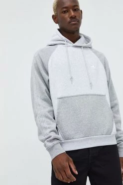 Ανδρικά Χωρίς φερμουάρ Μπλούζα Adidas Originals γκρι,