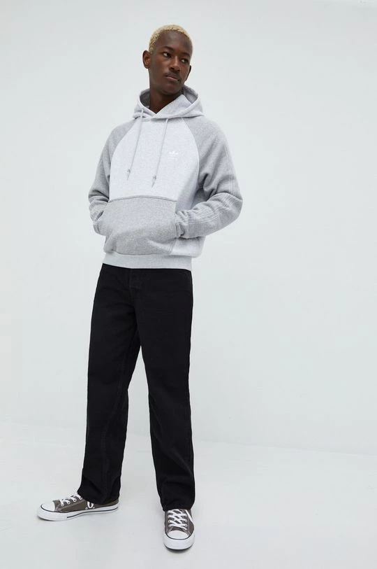 Ανδρικά Χωρίς φερμουάρ Μπλούζα Adidas Originals γκρι, - Image 2