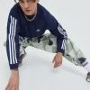 Ανδρικά Χωρίς φερμουάρ Βαμβακερή μπλούζα Adidas Originals ναυτικό μπλε,