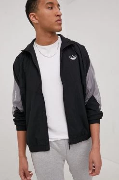 Ανδρικά Κοντά μπουφάν Μπουφάν Adidas Originals μαύρο,