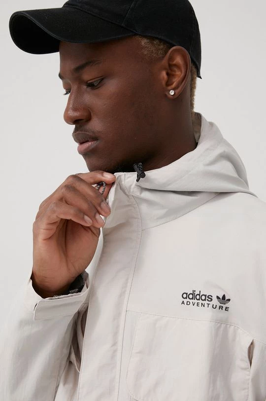 Ανδρικά Κοντά μπουφάν Μπουφάν Adidas Originals χρώμα: μπεζ, - Image 5