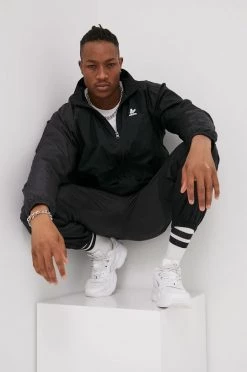 Ανδρικά Κοντά μπουφάν Μπουφάν Adidas Originals χρώμα: μαύρο,