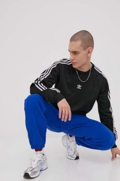 Ανδρικά Χωρίς φερμουάρ Μπλούζα Adidas Originals χρώμα: μαύρο,