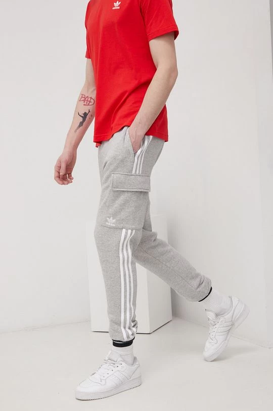 Ανδρικά Παντελόνια φόρμας Παντελόνι Adidas Originals Adicolor χρώμα: γκρι - Image 2