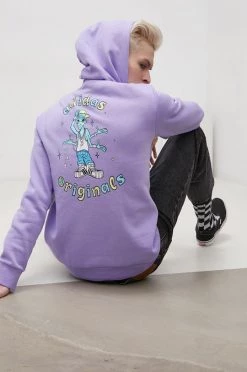 Ανδρικά Χωρίς φερμουάρ Μπλούζα Adidas Originals χρώμα: ροζ