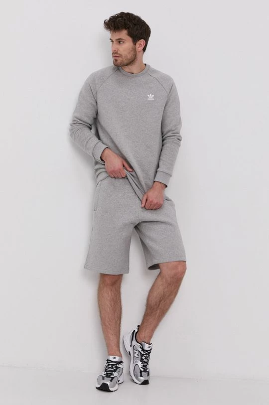 Ανδρικά Χωρίς φερμουάρ Μπλούζα Adidas Originals χρώμα: γκρι - Image 2