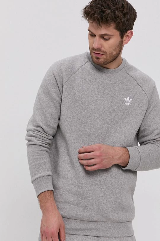 Ανδρικά Χωρίς φερμουάρ Μπλούζα Adidas Originals χρώμα: γκρι - Image 5