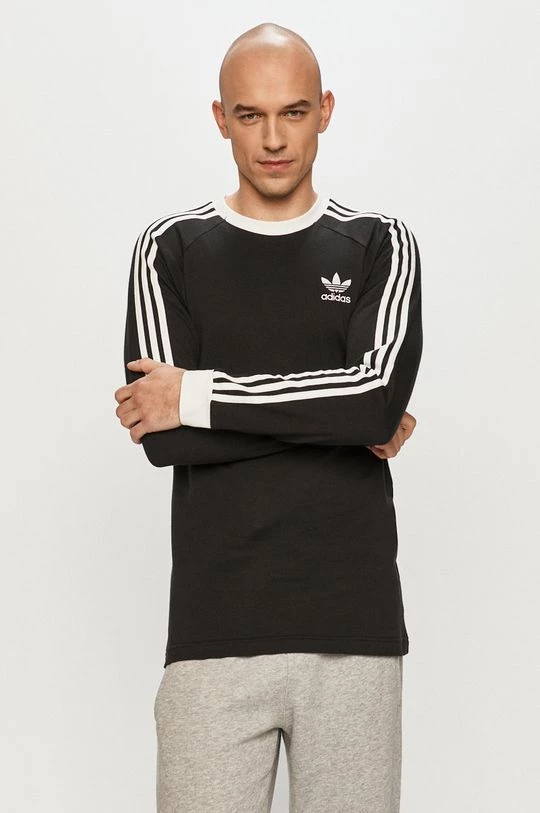 Ανδρικά Μακρυμάνικα Adidas Originals - Longsleeve μαύρο