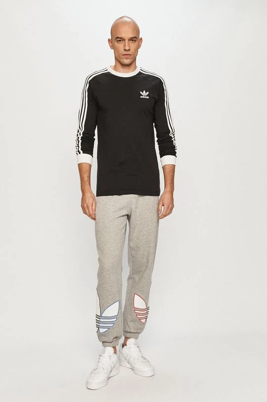Ανδρικά Μακρυμάνικα Adidas Originals - Longsleeve μαύρο - Image 2