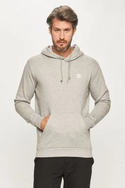 Ανδρικά Χωρίς φερμουάρ Adidas Originals - Μπλούζα ανοιχτό γκρι