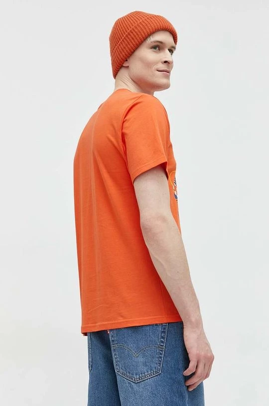 Ανδρικά Μπλουζάκια Βαμβακερό μπλουζάκι Adidas Originals πορτοκαλί - Image 3