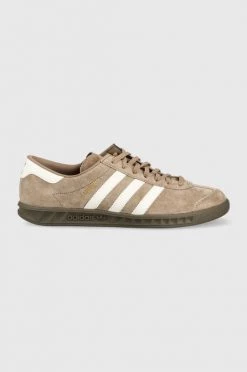 Ανδρικά Sneakers Σουέτ αθλητικά παπούτσια Adidas Originals Hamburg καφέ