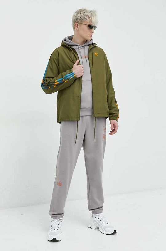 Ανδρικά Κοντά μπουφάν Μπουφάν Adidas Originals πράσινο, - Image 2