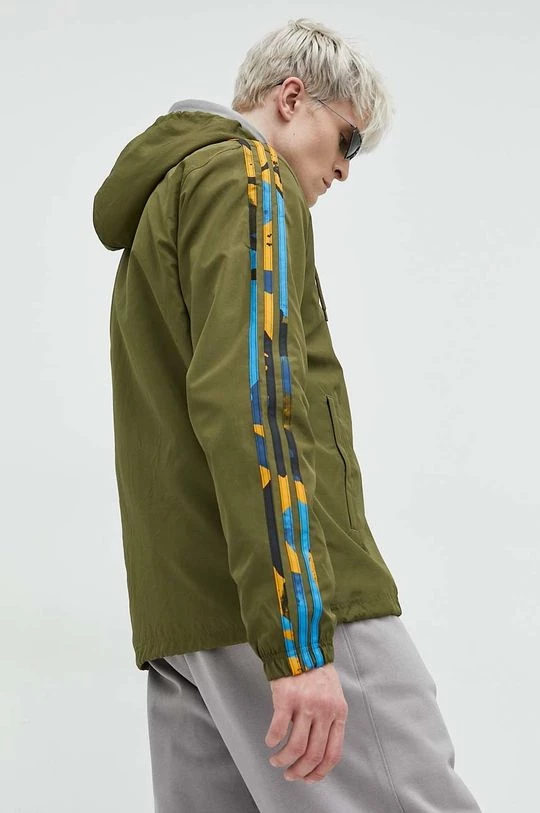 Ανδρικά Κοντά μπουφάν Μπουφάν Adidas Originals πράσινο, - Image 3