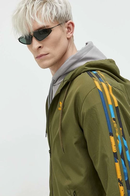 Ανδρικά Κοντά μπουφάν Μπουφάν Adidas Originals πράσινο, - Image 4