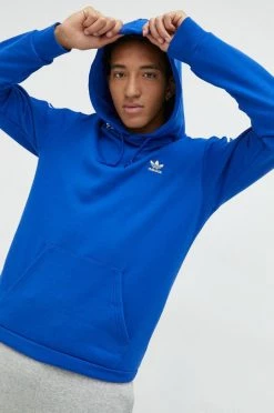 Ανδρικά Χωρίς φερμουάρ Βαμβακερή μπλούζα Adidas Originals κουκούλα