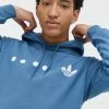 Ανδρικά Χωρίς φερμουάρ Βαμβακερή μπλούζα Adidas Originals κουκούλα