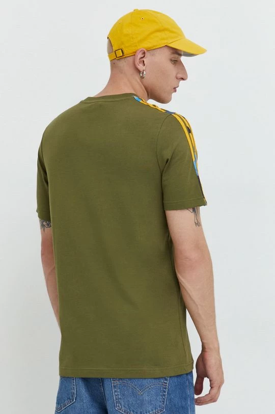 Ανδρικά Μπλουζάκια Βαμβακερό μπλουζάκι Adidas Originals πράσινο - Image 3