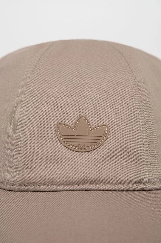 Jockey Βαμβακερό καπέλο Adidas Originals μπεζ - Image 2