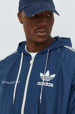 Ανδρικά Κοντά μπουφάν Μπουφάν Adidas Originals ναυτικό μπλε,