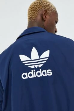 Ανδρικά Κοντά μπουφάν Μπουφάν Adidas Originals ναυτικό μπλε,