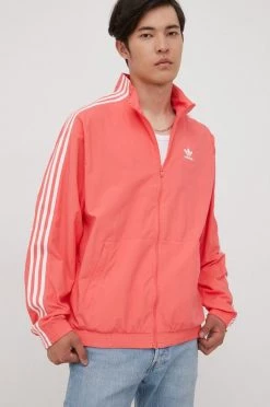 Ανδρικά Κοντά μπουφάν Μπουφάν Adidas Originals Adicolor πορτοκαλί