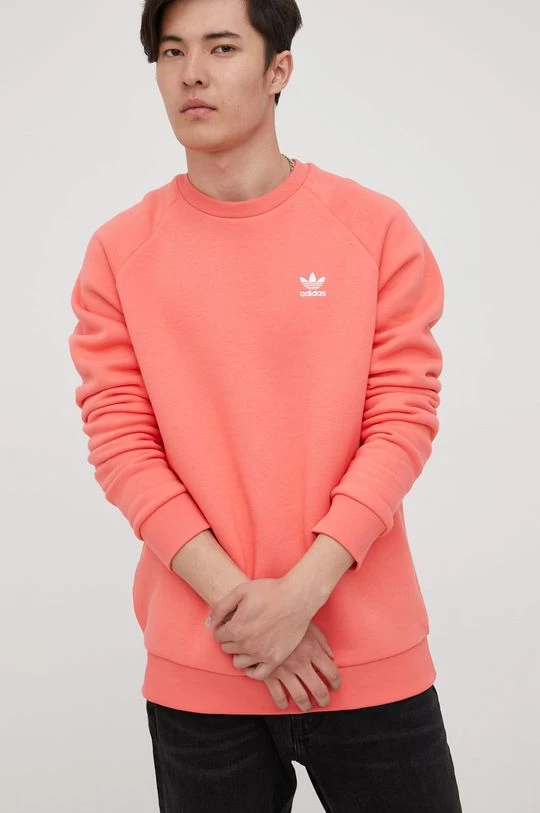 Ανδρικά Χωρίς φερμουάρ Μπλούζα Adidas Originals Adicolor πορτοκαλί