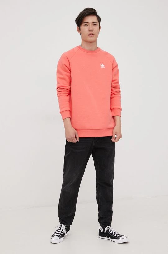 Ανδρικά Χωρίς φερμουάρ Μπλούζα Adidas Originals Adicolor πορτοκαλί - Image 2
