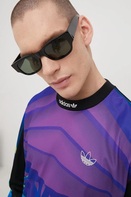 Ανδρικά Μακρυμάνικα Longsleeve Adidas Originals πολύχρωμο - Image 4