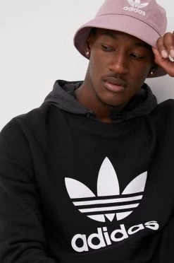 Ανδρικά Χωρίς φερμουάρ Μπλούζα Adidas Originals Adicolor μαύρο