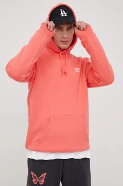 Ανδρικά Χωρίς φερμουάρ Μπλούζα Adidas Originals Adicolor χρώμα: ροζ