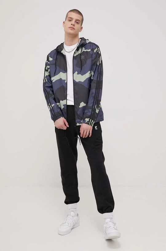 Ανδρικά Κοντά μπουφάν Μπουφάν Adidas Originals χρώμα: ναυτικό μπλε, - Image 2