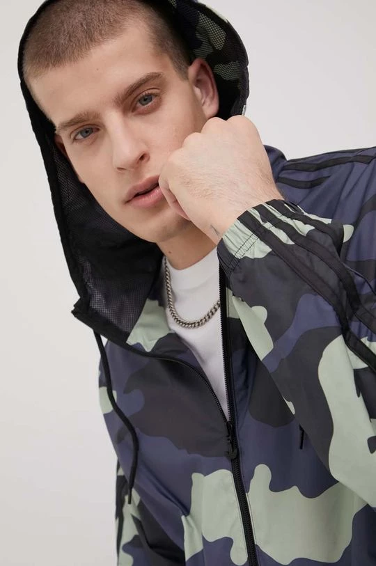 Ανδρικά Κοντά μπουφάν Μπουφάν Adidas Originals χρώμα: ναυτικό μπλε, - Image 4