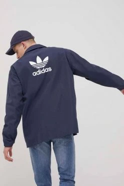 Ανδρικά Κοντά μπουφάν Μπουφάν Adidas Originals χρώμα: ναυτικό μπλε,
