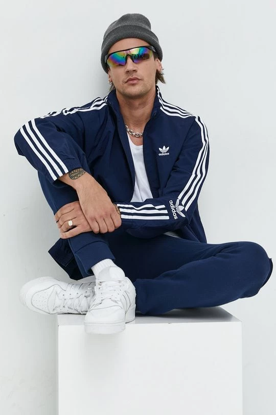 Ανδρικά Κοντά μπουφάν Μπουφάν Adidas Originals ναυτικό μπλε,
