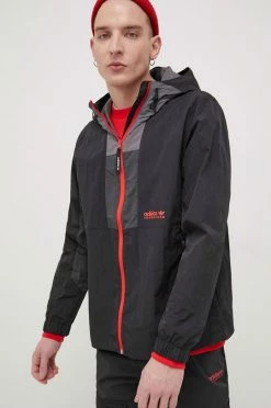 Ανδρικά Κοντά μπουφάν Adidas Originals Μπουφάν μαύρο