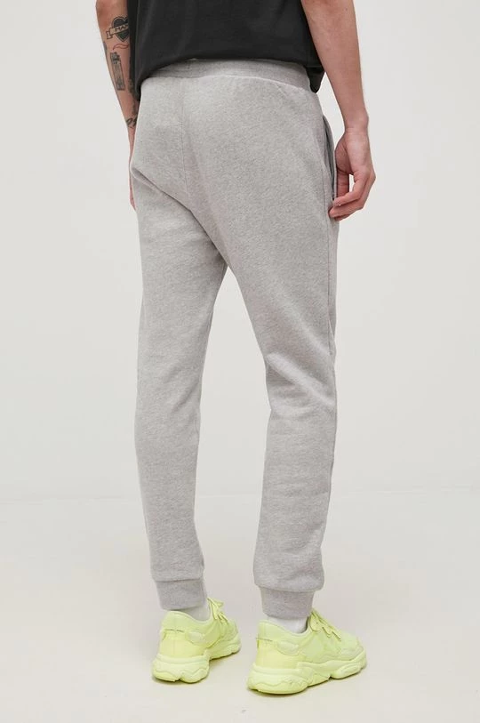 Ανδρικά Παντελόνια φόρμας Adidas Originals - Βαμβακερό παντελόνι ανοιχτό γκρι - Image 3