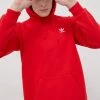 Ανδρικά Χωρίς φερμουάρ Μπλούζα Adidas Originals χρώμα: κόκκινο