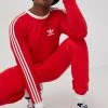 Ανδρικά Παντελόνια φόρμας Παντελόνι Adidas Originals χρώμα: κόκκινο