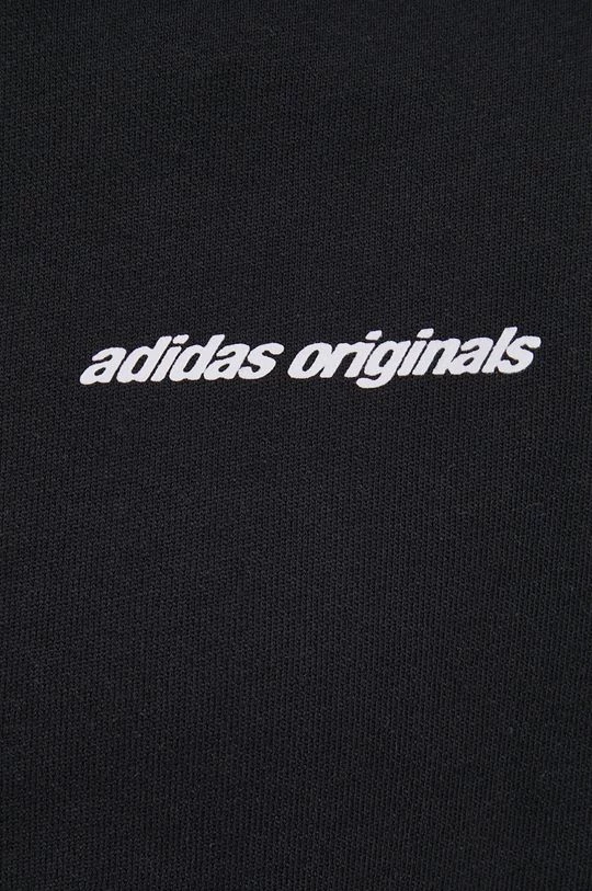 Ανδρικά Χωρίς φερμουάρ Βαμβακερή μπλούζα Adidas Originals χρώμα: μαύρο - Image 5