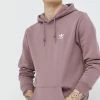 Ανδρικά Χωρίς φερμουάρ Μπλούζα Adidas Originals μοβ, με κουκούλα